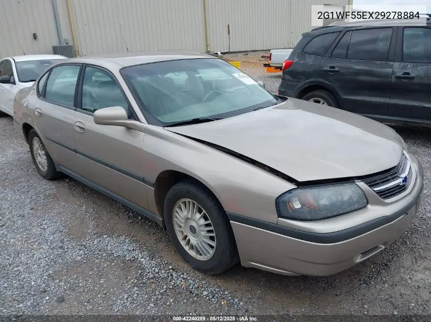 2002 Chevrolet Impala VIN: 2G1WF55EX29278884 Lot: 42240289