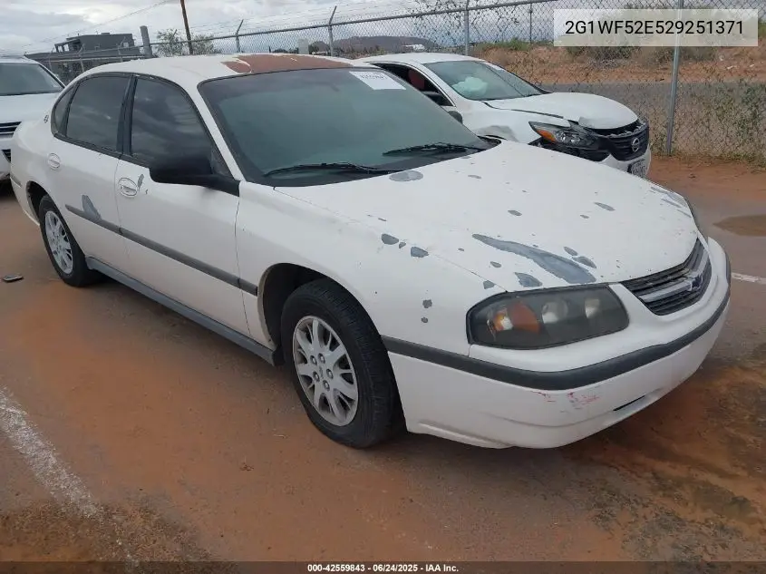 2002 Chevrolet Impala VIN: 2G1WF52E529251371 Lot: 42559843