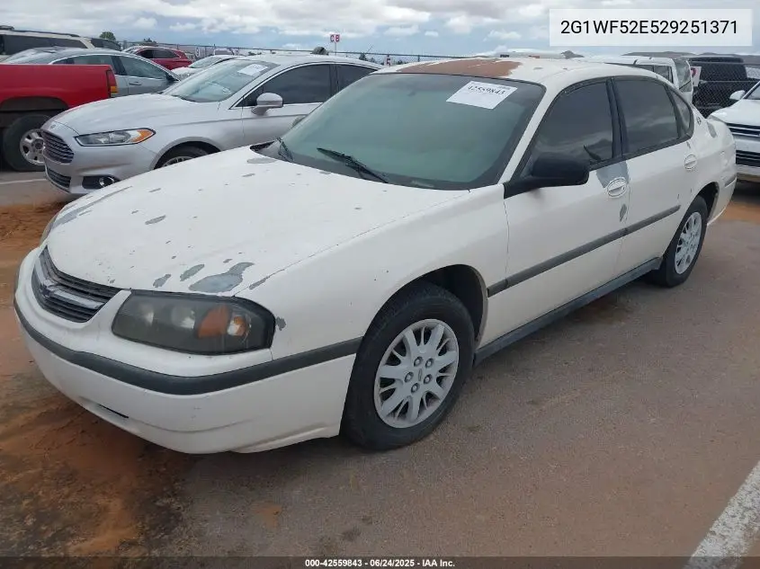 2002 Chevrolet Impala VIN: 2G1WF52E529251371 Lot: 42559843