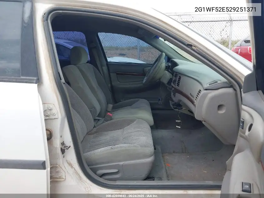 2002 Chevrolet Impala VIN: 2G1WF52E529251371 Lot: 42559843