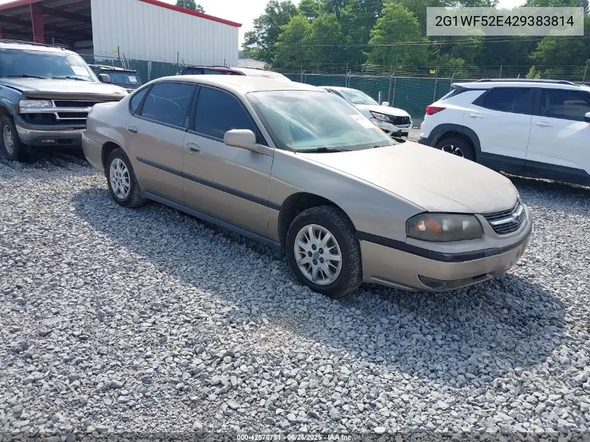 2G1WF52E429383814 2002 Chevrolet Impala
