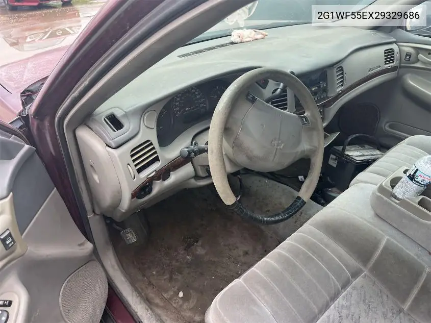 2002 Chevrolet Impala VIN: 2G1WF55EX29329686 Lot: 42631409