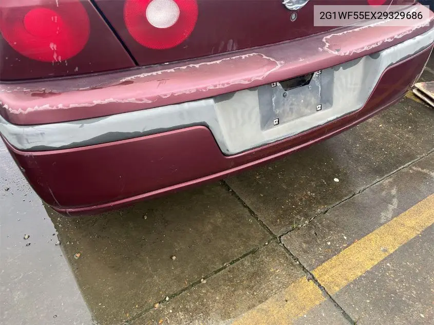 2002 Chevrolet Impala VIN: 2G1WF55EX29329686 Lot: 42631409