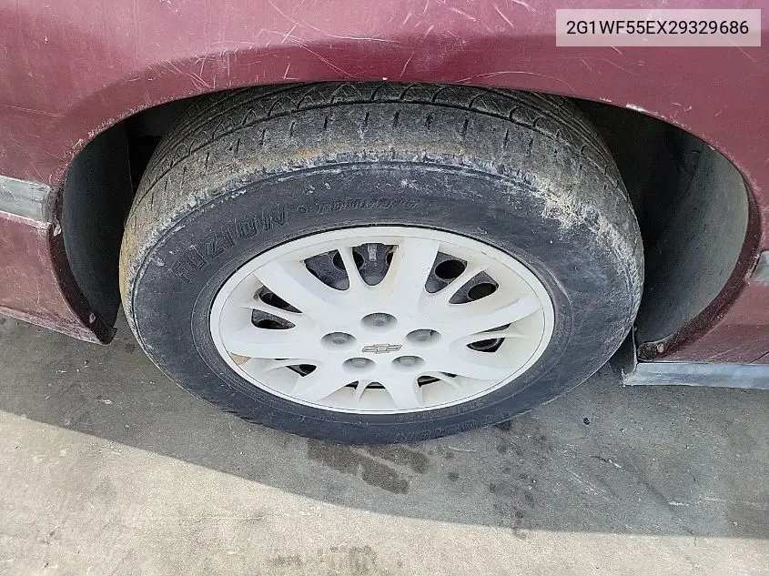 2002 Chevrolet Impala VIN: 2G1WF55EX29329686 Lot: 42631409