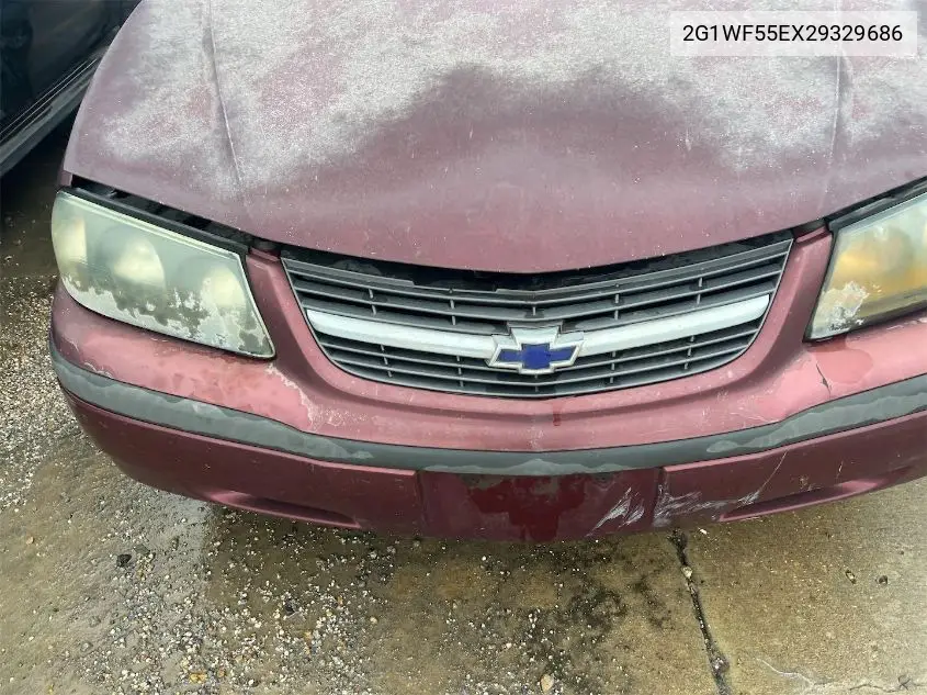2002 Chevrolet Impala VIN: 2G1WF55EX29329686 Lot: 42631409
