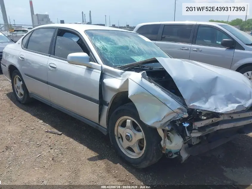 2003 Chevrolet Impala VIN: 2G1WF52E439317393 Lot: 42200739