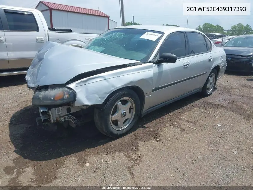 2003 Chevrolet Impala VIN: 2G1WF52E439317393 Lot: 42200739