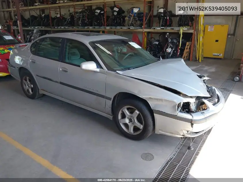 2003 Chevrolet Impala Ls VIN: 2G1WH52K539405093 Lot: 42564170