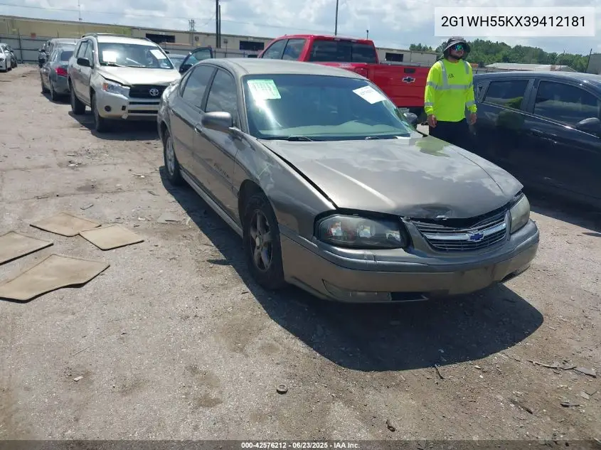 2003 Chevrolet Impala Ls VIN: 2G1WH55KX39412181 Lot: 42576212