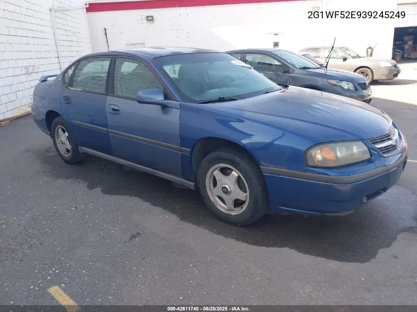 2003 Chevrolet Impala VIN: 2G1WF52E939245249 Lot: 42611740