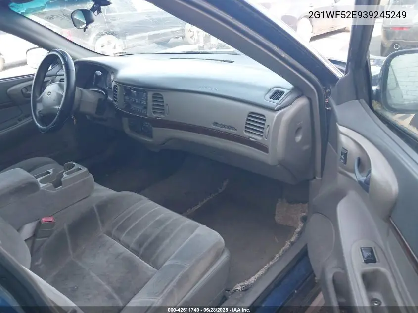 2003 Chevrolet Impala VIN: 2G1WF52E939245249 Lot: 42611740