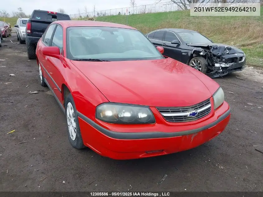 2004 Chevrolet Impala VIN: 2G1WF52E949264210 Lot: 12305586