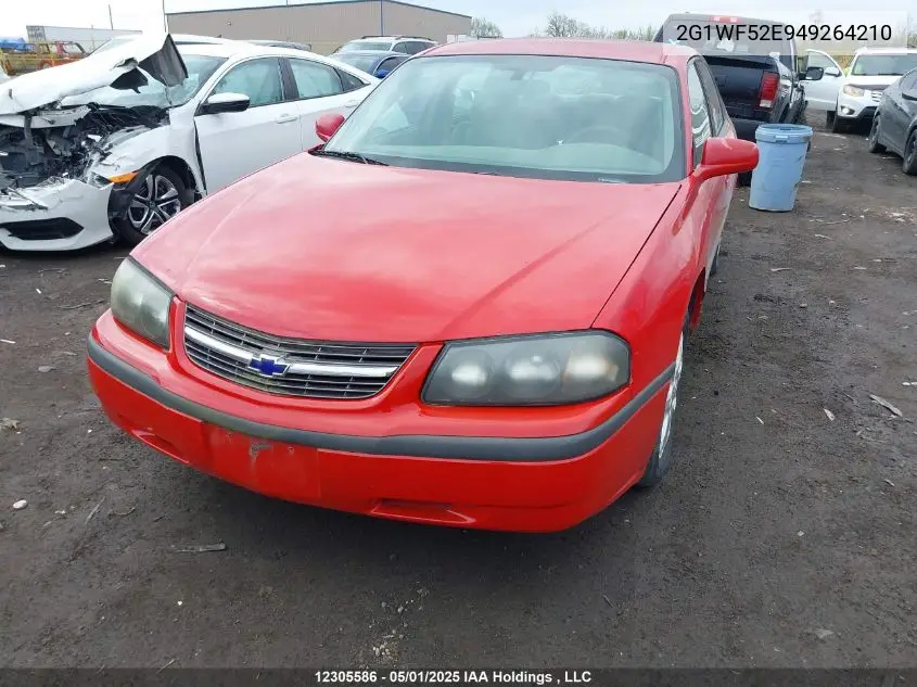 2004 Chevrolet Impala VIN: 2G1WF52E949264210 Lot: 12305586