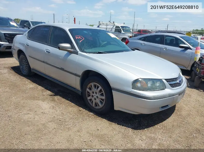 2004 Chevrolet Impala VIN: 2G1WF52E649208810 Lot: 42043703
