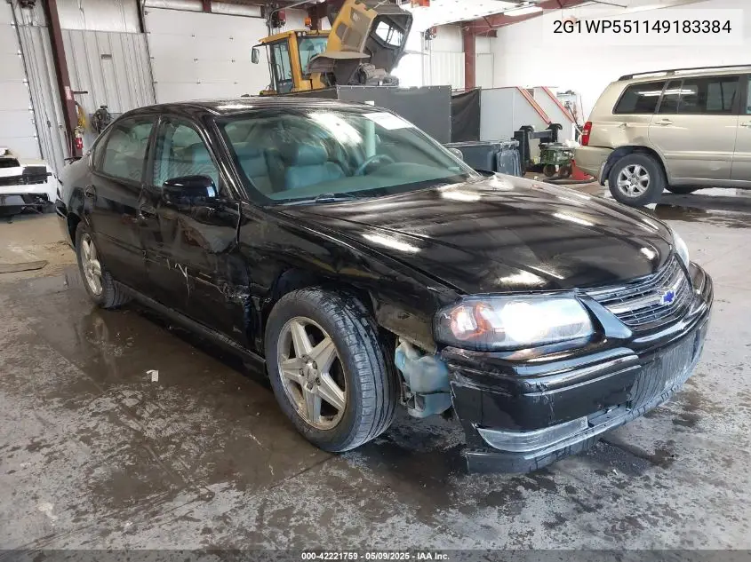 2004 Chevrolet Impala Ss Supercharged VIN: 2G1WP551149183384 Lot: 42221759