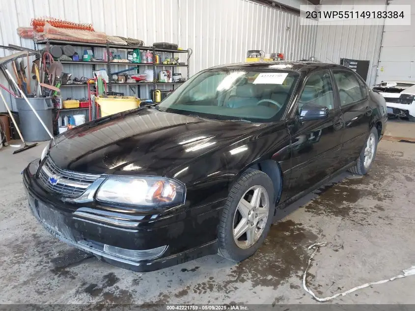 2004 Chevrolet Impala Ss Supercharged VIN: 2G1WP551149183384 Lot: 42221759
