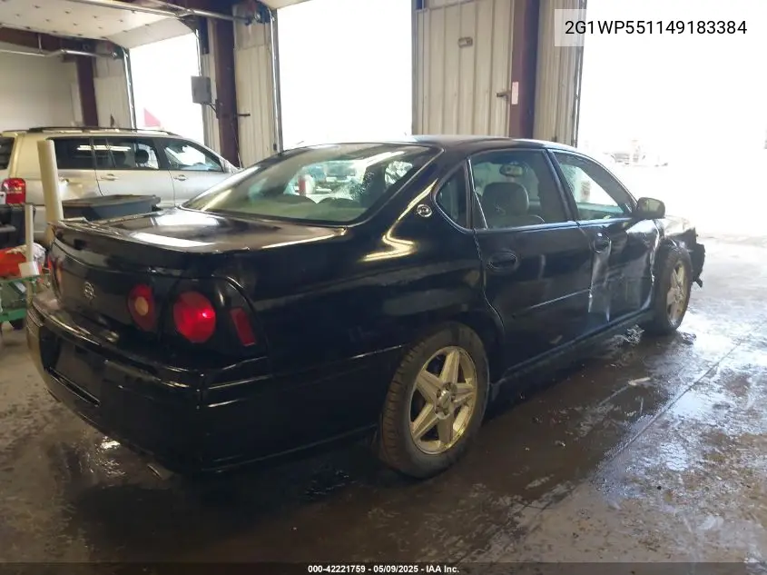 2004 Chevrolet Impala Ss Supercharged VIN: 2G1WP551149183384 Lot: 42221759