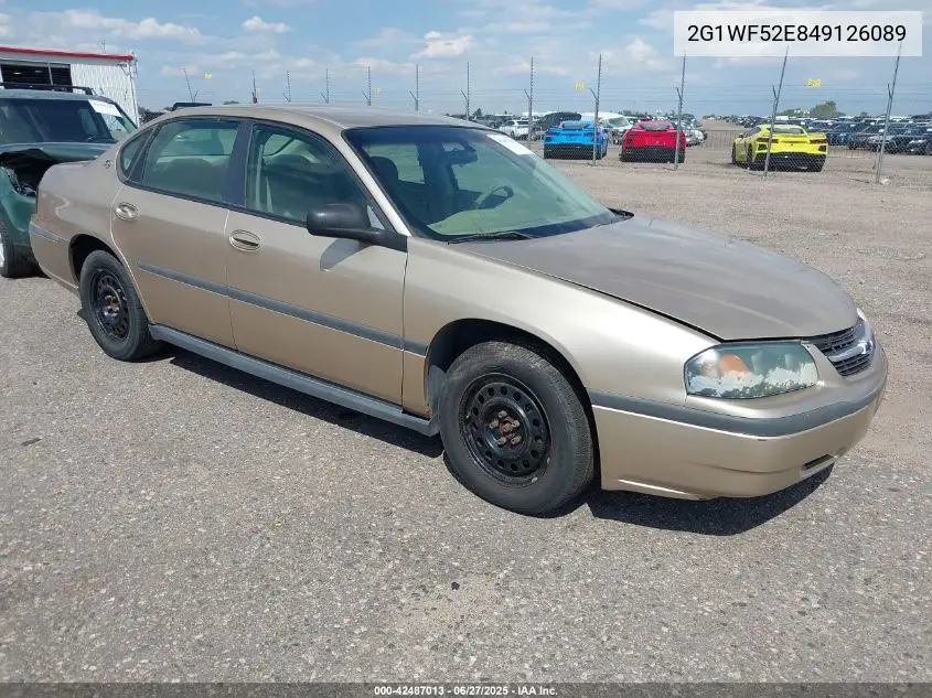 2004 Chevrolet Impala VIN: 2G1WF52E849126089 Lot: 42487013