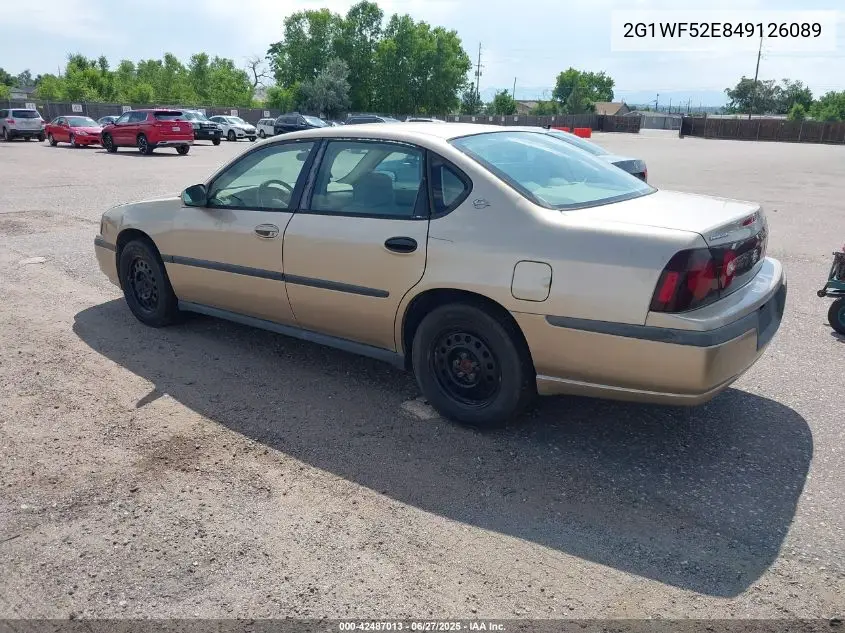 2004 Chevrolet Impala VIN: 2G1WF52E849126089 Lot: 42487013