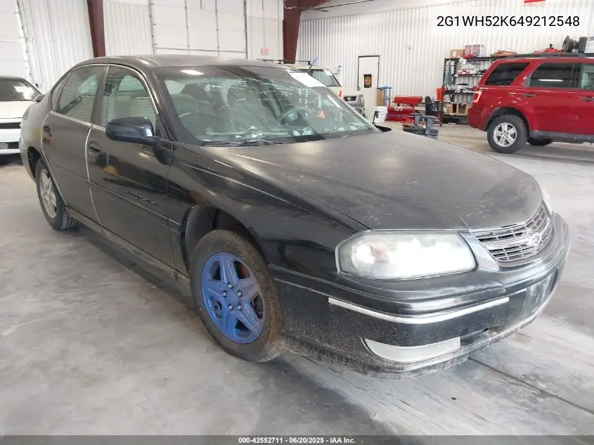 2004 Chevrolet Impala Ls VIN: 2G1WH52K649212548 Lot: 42552711