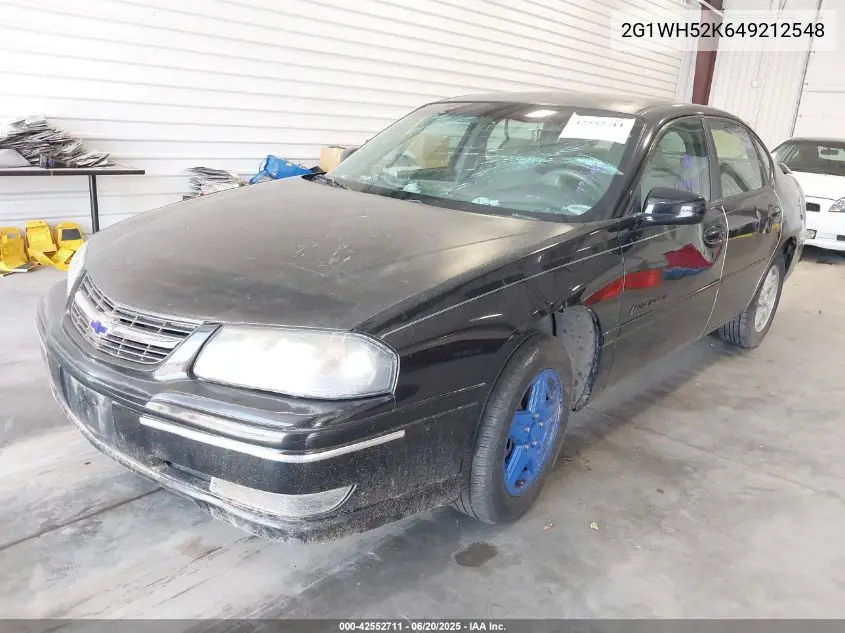 2004 Chevrolet Impala Ls VIN: 2G1WH52K649212548 Lot: 42552711
