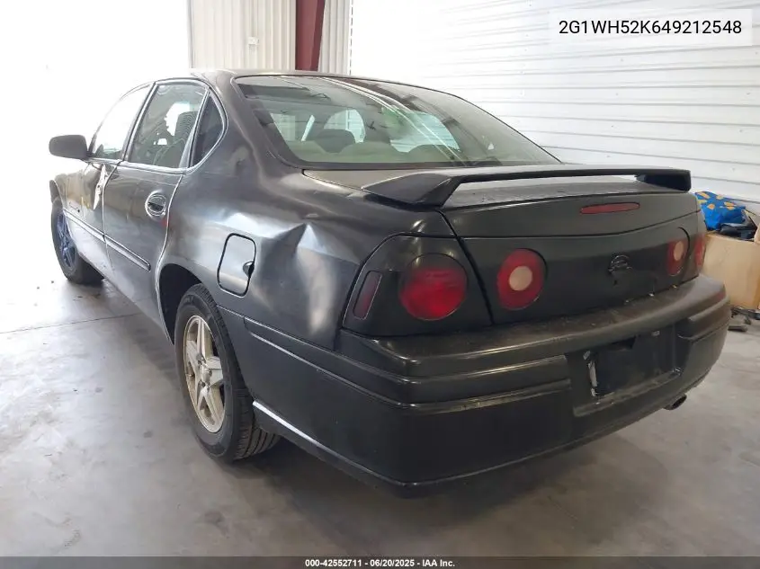 2004 Chevrolet Impala Ls VIN: 2G1WH52K649212548 Lot: 42552711
