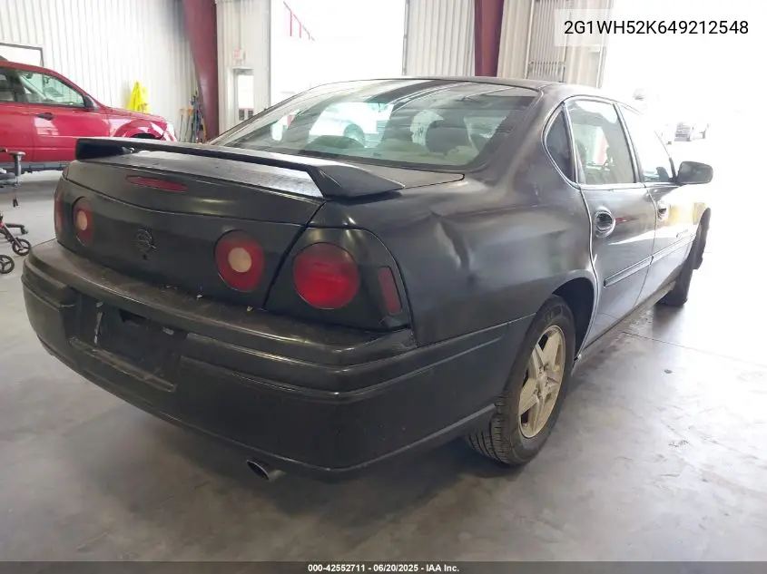 2004 Chevrolet Impala Ls VIN: 2G1WH52K649212548 Lot: 42552711