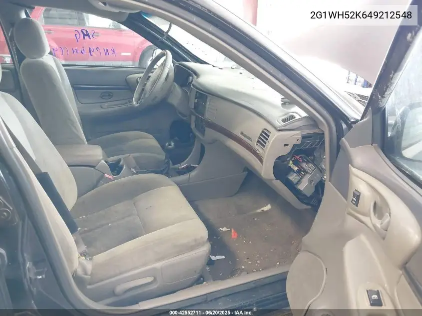 2004 Chevrolet Impala Ls VIN: 2G1WH52K649212548 Lot: 42552711