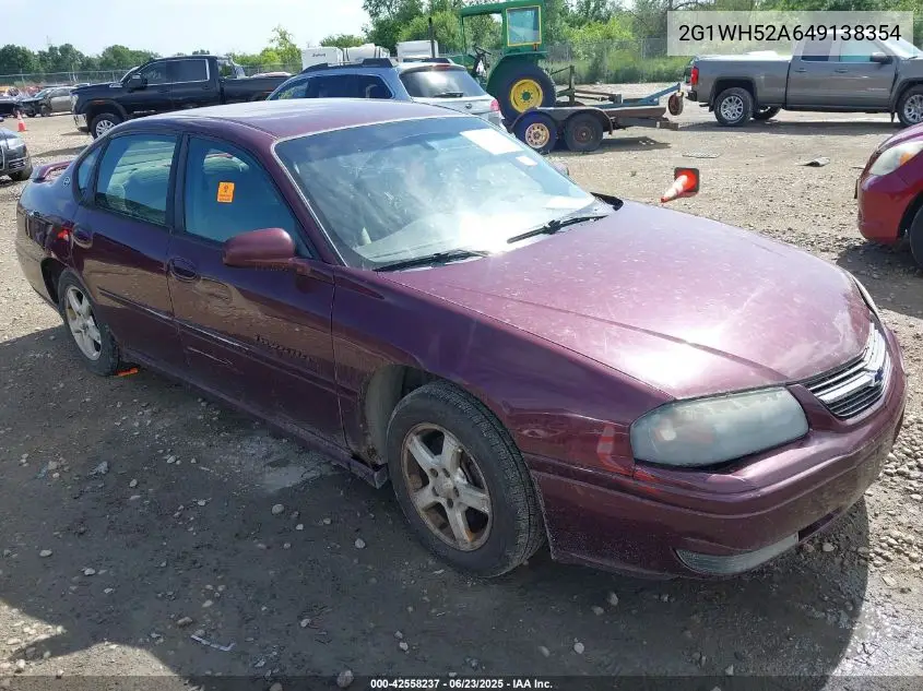 2004 Chevrolet Impala VIN: 2G1WH52A649138354 Lot: 42558237