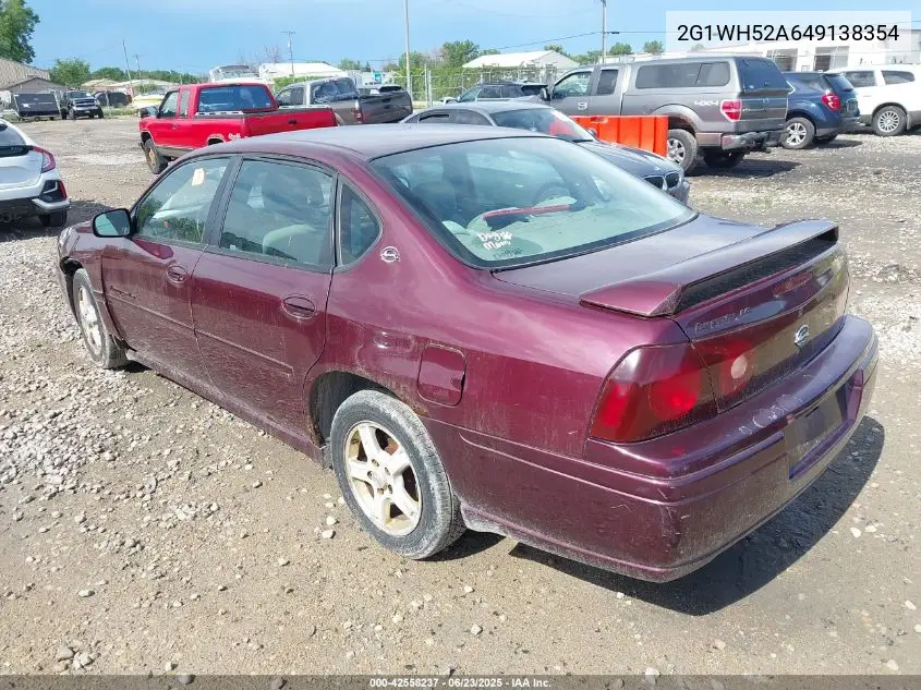2004 Chevrolet Impala VIN: 2G1WH52A649138354 Lot: 42558237
