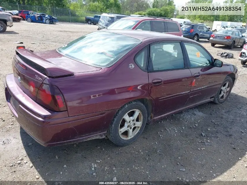 2004 Chevrolet Impala VIN: 2G1WH52A649138354 Lot: 42558237