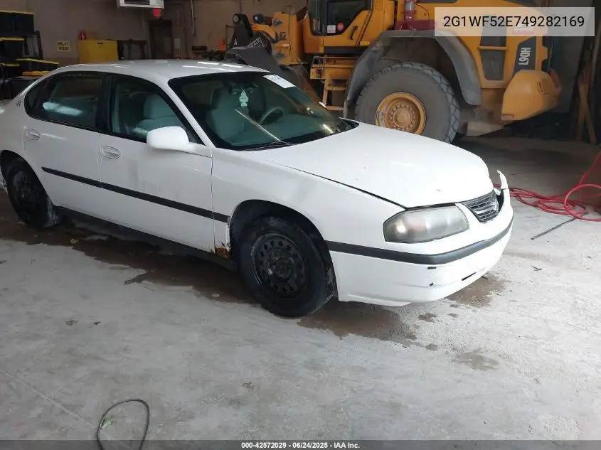 2004 Chevrolet Impala VIN: 2G1WF52E749282169 Lot: 42572029
