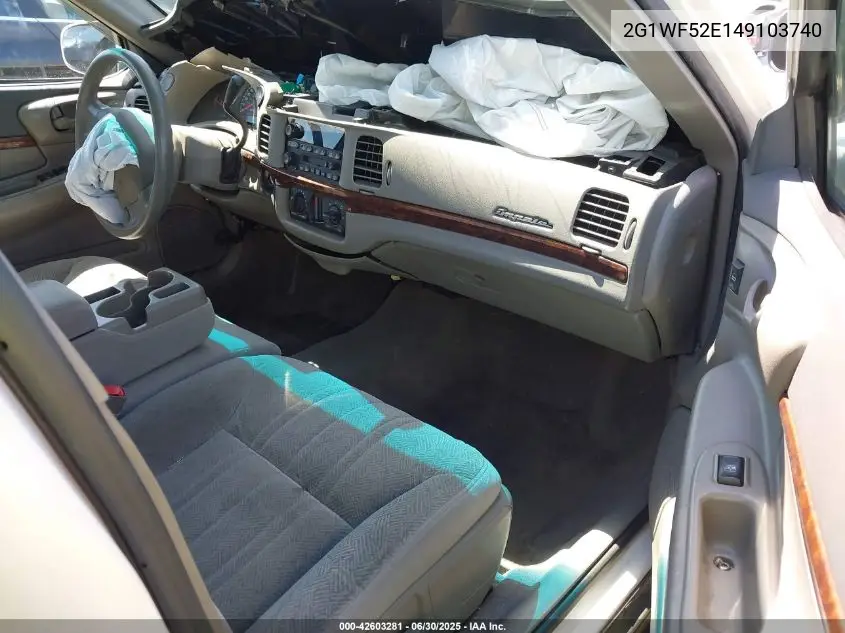 2004 Chevrolet Impala VIN: 2G1WF52E149103740 Lot: 42603281