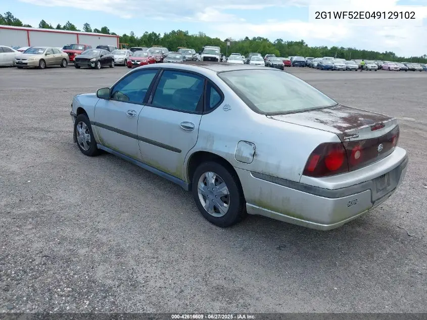 2004 Chevrolet Impala VIN: 2G1WF52E049129102 Lot: 42616609