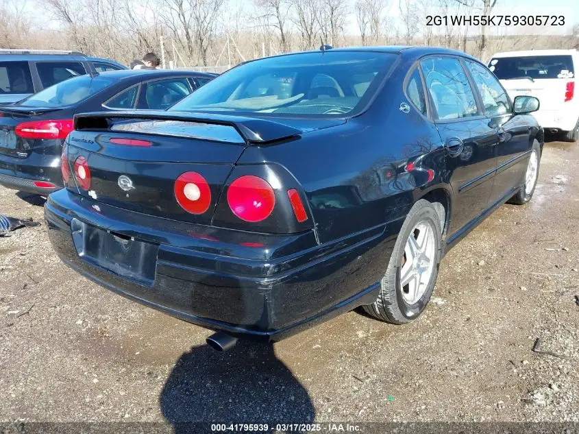 2005 Chevrolet Impala Ls VIN: 2G1WH55K759305723 Lot: 41795939