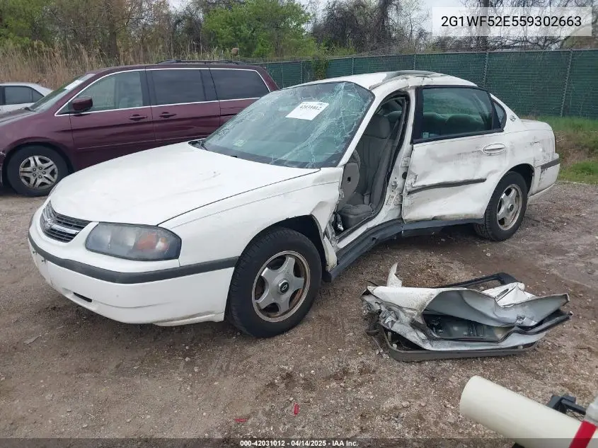 2005 Chevrolet Impala VIN: 2G1WF52E559302663 Lot: 42031012