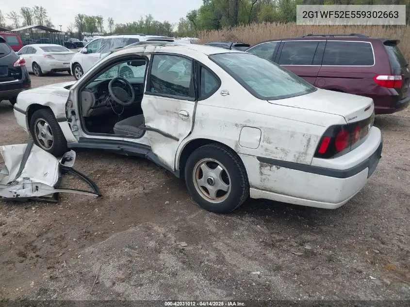 2005 Chevrolet Impala VIN: 2G1WF52E559302663 Lot: 42031012