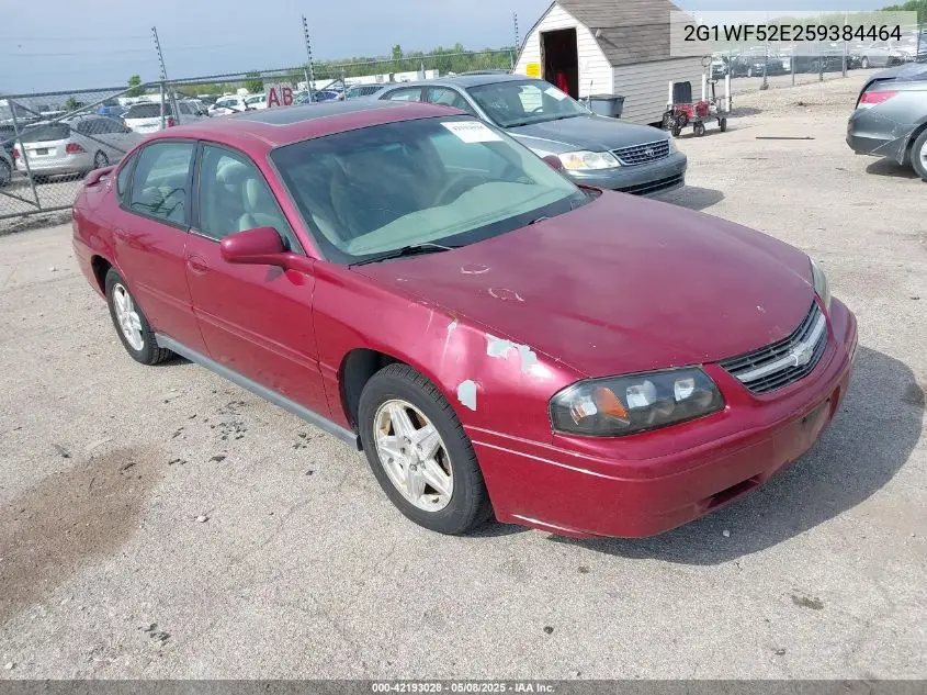 2005 Chevrolet Impala VIN: 2G1WF52E259384464 Lot: 42193028