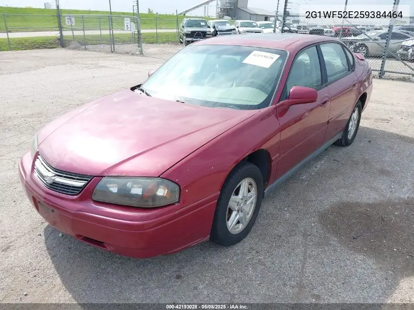2005 Chevrolet Impala VIN: 2G1WF52E259384464 Lot: 42193028