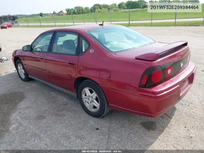 2005 Chevrolet Impala VIN: 2G1WF52E259384464 Lot: 42193028