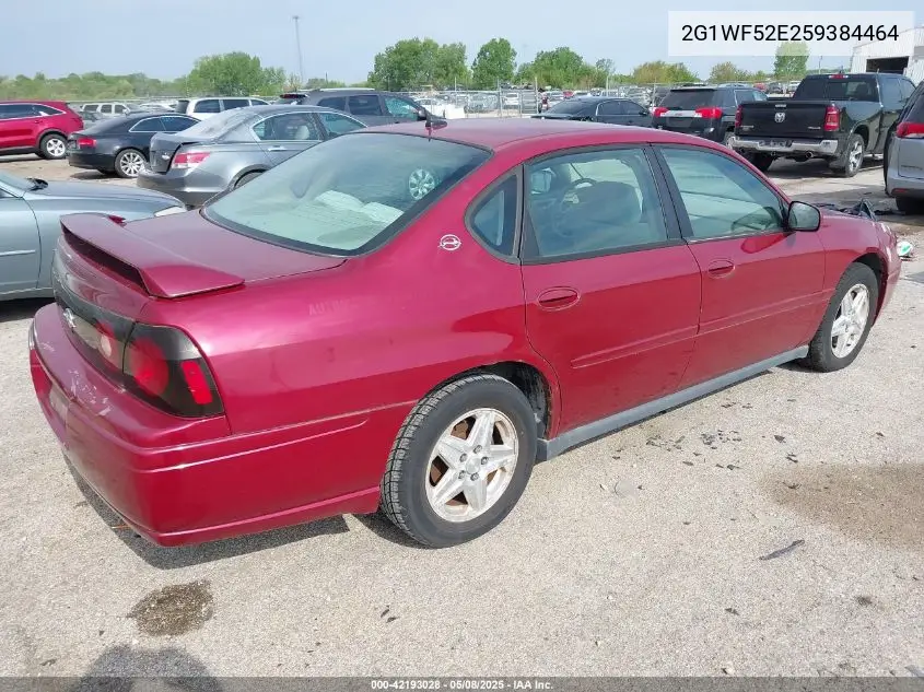 2005 Chevrolet Impala VIN: 2G1WF52E259384464 Lot: 42193028