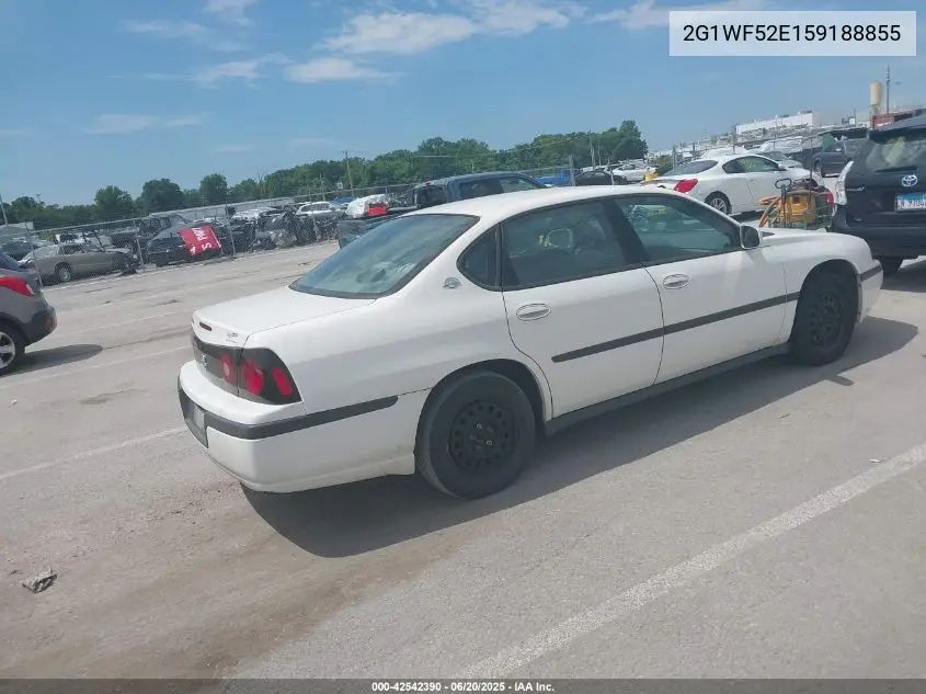 2005 Chevrolet Impala VIN: 2G1WF52E159188855 Lot: 42542390