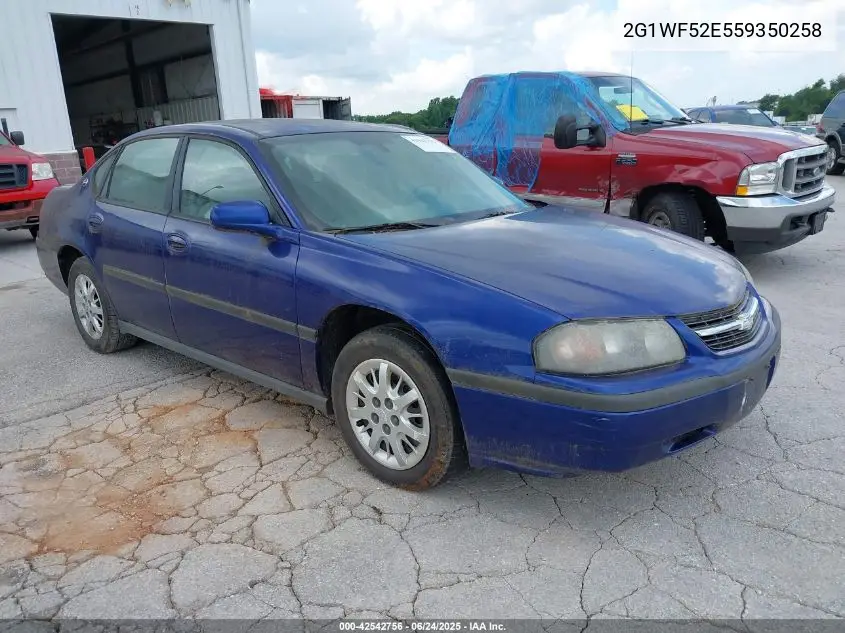 2005 Chevrolet Impala VIN: 2G1WF52E559350258 Lot: 42542756