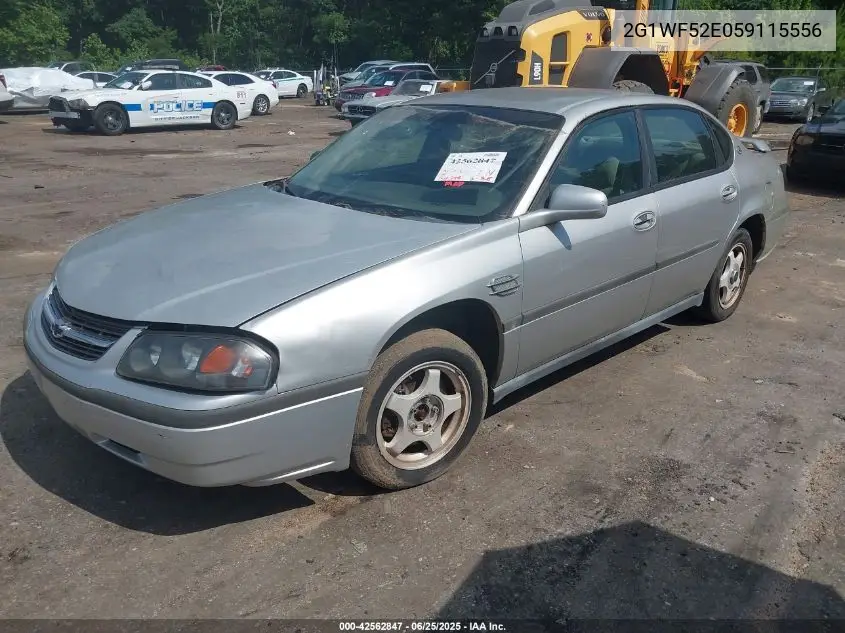 2005 Chevrolet Impala VIN: 2G1WF52E059115556 Lot: 42562847