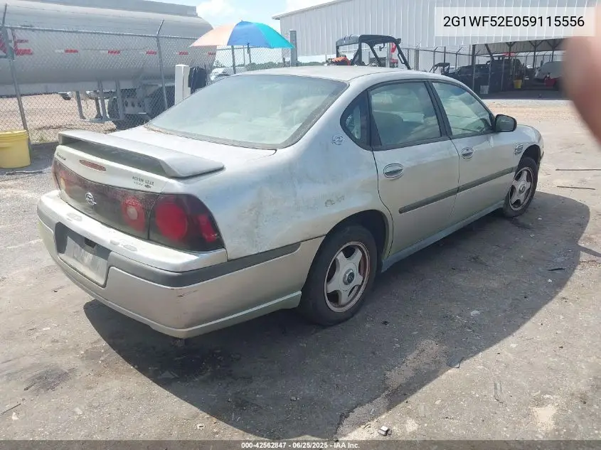 2005 Chevrolet Impala VIN: 2G1WF52E059115556 Lot: 42562847