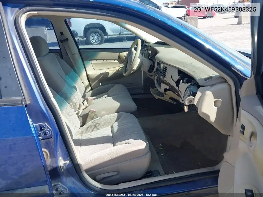 2005 Chevrolet Impala Police VIN: 2G1WF52K459303325 Lot: 42569244