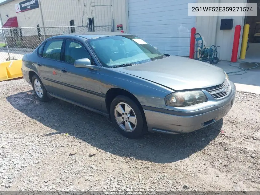 2005 Chevrolet Impala VIN: 2G1WF52E359271574 Lot: 42577402