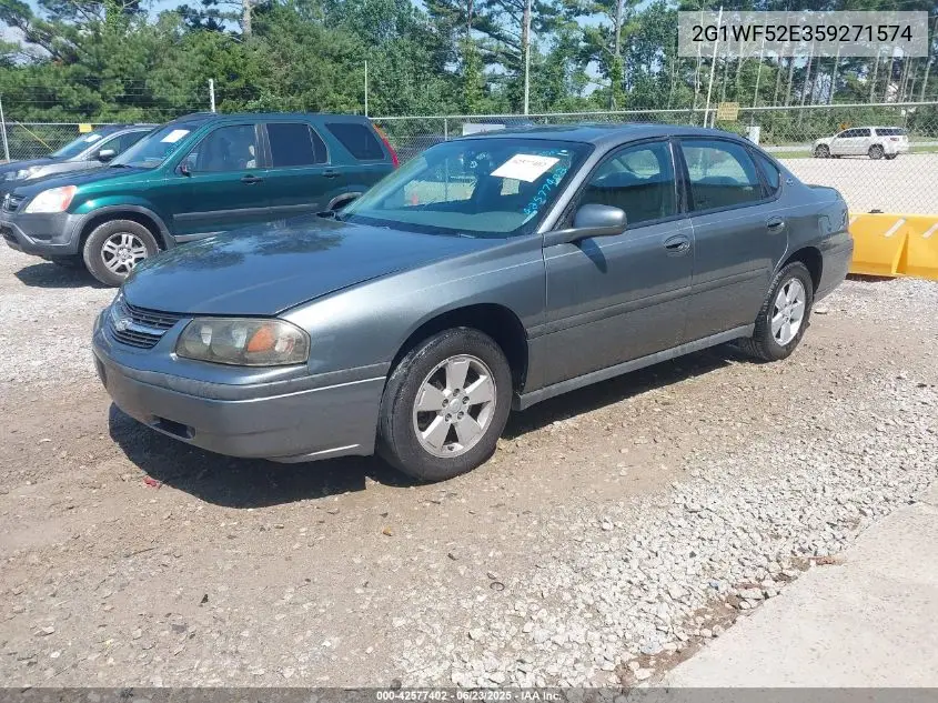 2005 Chevrolet Impala VIN: 2G1WF52E359271574 Lot: 42577402
