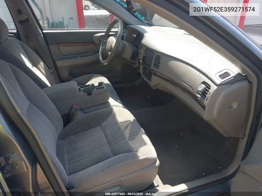 2005 Chevrolet Impala VIN: 2G1WF52E359271574 Lot: 42577402