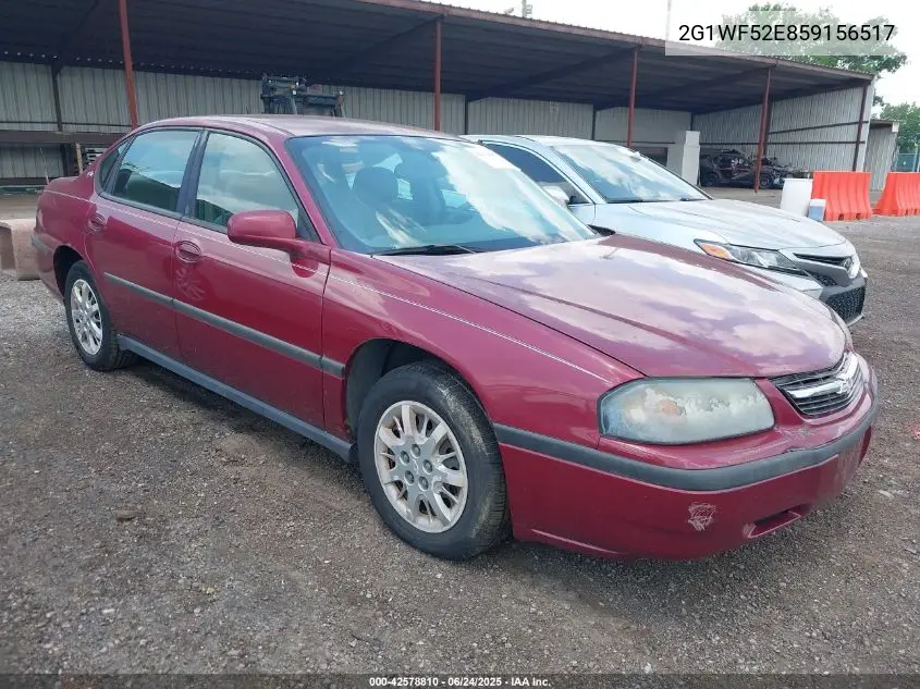 2005 Chevrolet Impala VIN: 2G1WF52E859156517 Lot: 42578810